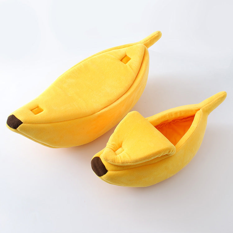 Pet Banana Warm Bed Size Variations