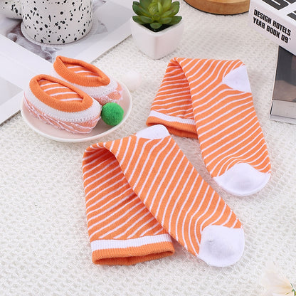 Sushi Delight Women’s Cotton Socks Gift Set - Fun & Creative Japanese Salmon Rice Design