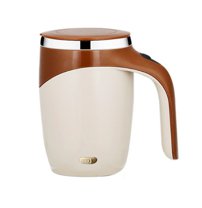 Self Stirring Coffee Cup Brown