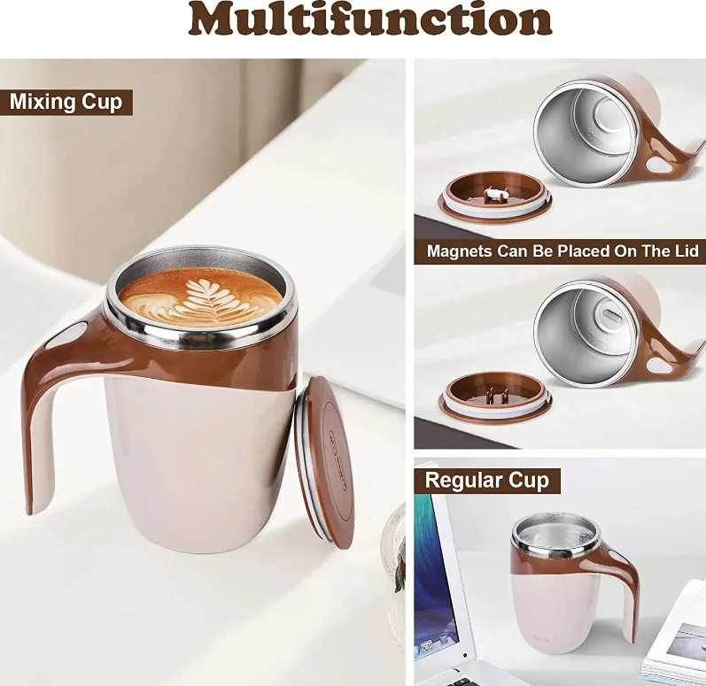 Self Stirring Coffee Cup Multi-Functional